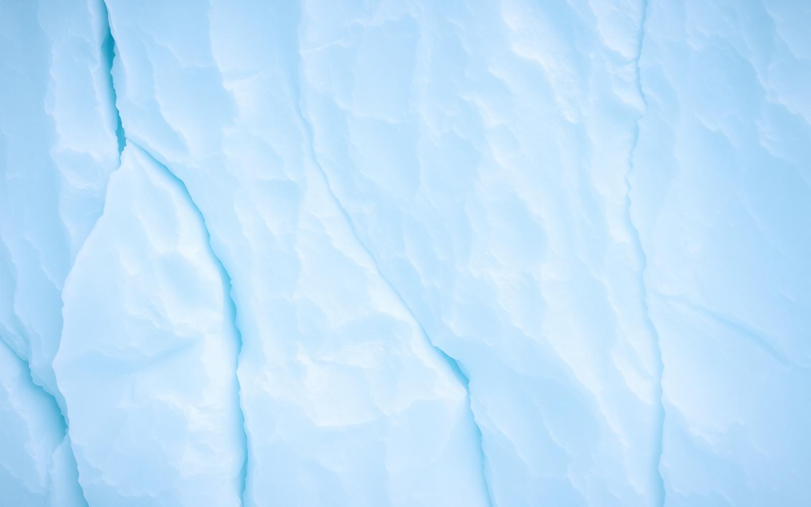 Close-up of glacial ice texture